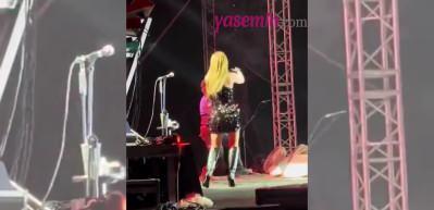 Derya Uluğ'un Edirne'deki konserinde zabıta ile dansı gündem oldu!