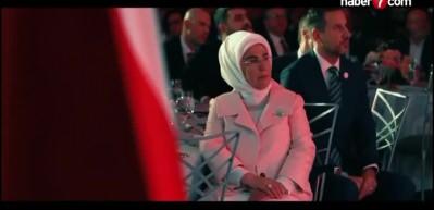 Emine Erdoğan, ABD'de d&uuml;zenlenen BM Genel Kurulu marjında yoğun bir program y&uuml;r&uuml;tt&uuml;