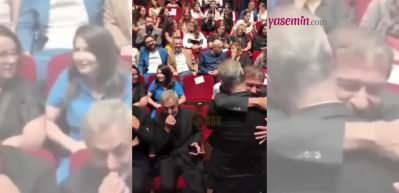 Mehmet Aslantuğ ve Levent Özdilek'in gergin selamlaşması gözlerden kaçmadı