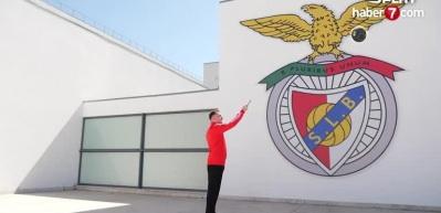 Orkun K&ouml;k&ccedil;&uuml; ve Kerem Akt&uuml;rkoğlu, Benfica'yı galibiyete taşıdı