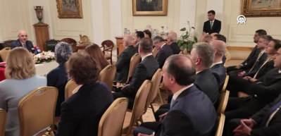 TBMM Başkanı Kurtulmuş, Moskova&rsquo;da Rus-T&uuml;rk İş Adamları Birliği &uuml;yeleriyle bir araya geldi