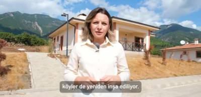 Depremde yıkılan k&ouml;y evleri yeniden inşa edildi, yaşam tekrardan başladı