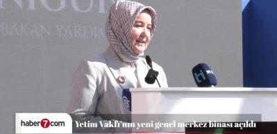 Yetim Vakfı'nın Yeni Genel Merkez Binası T&ouml;renle A&ccedil;ıldı