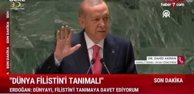 Erdoğan'dan BM'de tarihi konuşma: Kanal7 Yayın Yönetmeni Zahid Akman yorumladı