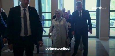 Emine Erdoğan'dan anne adaylarına 'normal doğum' çağrısı!
