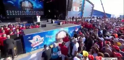 Erdoğan'dan Teknofest'te İsrail'e sert tepki: Sen kimsin de ferman g&ouml;nderiyorsun!
