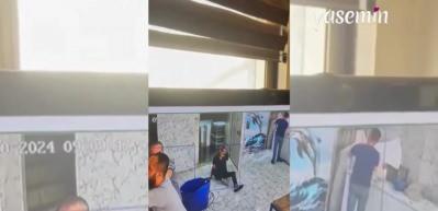 Ayağı kaydı yere düştü! Kimse fark etmedi sandı ama... 