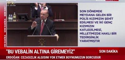 Cumhurbaşkanı Erdoğan "Kadın haklarında bize ders verecek muhalefet yok" dedi