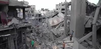 İşgalci İsrail'in katliamları hafızalara kazındı! Gazze harabeye d&ouml;nd&uuml;...