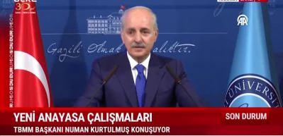Numan Kurtulmuş: T&uuml;rkiye'nin bu anayasadan kurtulma vakti geldi