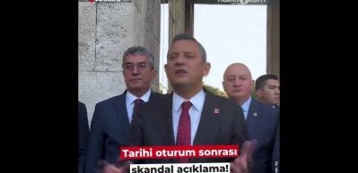 Özgür Özel'den skandal açıklama