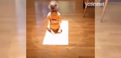 Tüyleri diken diken etti! Allah'ın gönderdiği seccadede namaz kılan minik
