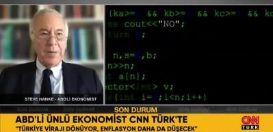 &Uuml;nl&uuml; ekonomist Hanke'den T&uuml;rkiye yorumu! 'Enflasyon daha da d&uuml;şecek'