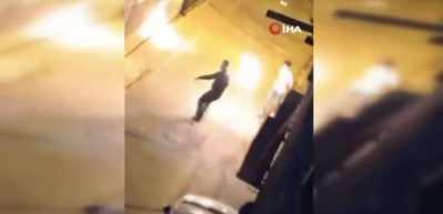Yengesini d&ouml;v&uuml;p ardından babasının evini yakan ş&uuml;pheli, "Elim değmiş olabilir" dedi