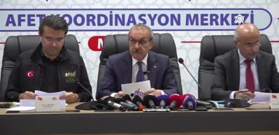 AFAD Başkanı Memiş, Malatya ve Sivas'taki depremlere ilişkin a&ccedil;ıklama yaptı