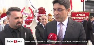 Aykal Demiryolu Ara&ccedil;ları fabrikası a&ccedil;ılış t&ouml;reni ger&ccedil;ekleştirildi