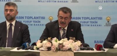 Bakan Yusuf Tekin &ouml;ğretmen atamalarıyla ilgili konuştu