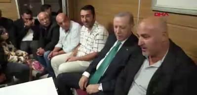 Başkan Erdoğan'dan taksi durağı ziyareti