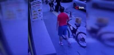Cezaevi firarisi polise silah &ccedil;ekti! O anlarda yaşanan panik kamerada