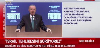 Erdoğan İsrail'in T&uuml;rkiye &uuml;zerindeki tehlikesi ve ama&ccedil;ları &uuml;zerinde a&ccedil;ıklamalar yaptı