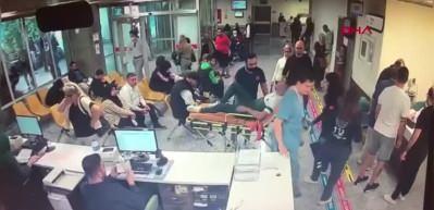 Hastaneye baygın olarak girdi hırsızlık yapıp ka&ccedil;tı