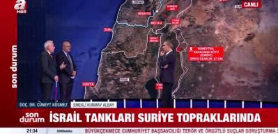 İsrail, Suriye'ye girdi!