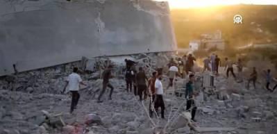 Rus savaş u&ccedil;akları İdlib'e hava saldırısı d&uuml;zenledi