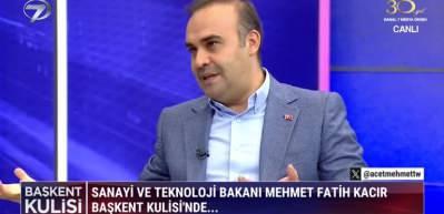 Sanayi ve Teknoloji Bakanı Mehmet Fatih Kacır Savunma sanayindeki gelişmeleri a&ccedil;ıkladı