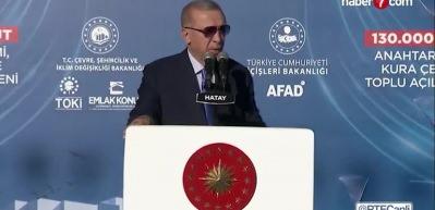 Cumhurbaşkanı Erdoğan'dan Hatay'da a&ccedil;ıklamalarda bulundu