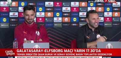 Elfsborg m&uuml;cadelesi &ouml;ncesi Okan Buruk'tan sol bek sorusuna yanıt!