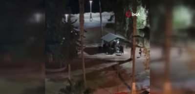 Mersin'de film sahnesini aratmayan görüntüler: Aracını kalabalığın üzerine sürdü