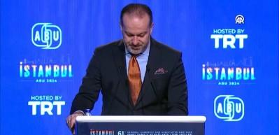  TRT Genel M&uuml;d&uuml;r&uuml; Sobacı, Asya-Pasifik Yayın Birliği'ndeki, mazlumları &ouml;ne &ccedil;ıkaran konuşması takdir topladı