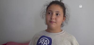 Depremde ailesini kaybeden Kevser yeni evine kavuştu