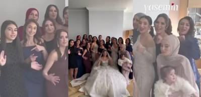 D&uuml;ğ&uuml;ne hazırlanırken klip &ccedil;ekmeyi de ihmal etmediler! O eğlenceli anlar sosyal medyada viral oldu