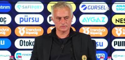  Mourinho, Bodrum FK Maçının Ardından Takımını Eleştirdi