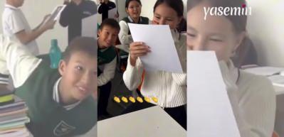 Yapay zeka sayesinde öğrencilerinin hayalini gerçekleştirdi! O anlar beğeni topladı
