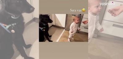 Aslı Enver'in 14 aylık kızı Elay'ın olay halleri! Kalpleri ısıttı