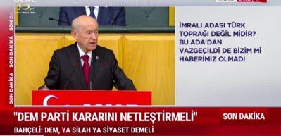 Bah&ccedil;eli: "Sayın Erdoğan T&uuml;rkiye Y&uuml;zyılı'nın İnşası İ&ccedil;in G&uuml;vencedir"