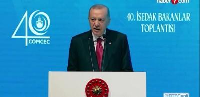 Başkan Erdoğan: "Filistinli kardeşlerimi h&uuml;rmetle selamlıyorum"