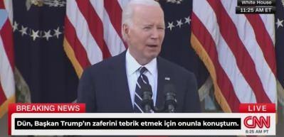 Biden, Trump'ı tebrik etti