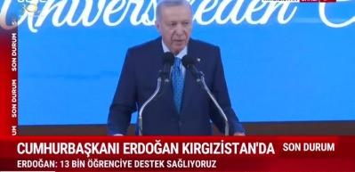 Cumhurbaşkanı Erdoğan 'Bir b&uuml;y&uuml;ğ&uuml;n&uuml;z olarak tavsiyemdir...' diyerek gen&ccedil;lere seslendi