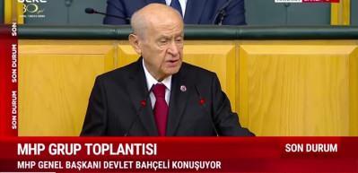 Devlet Bahçeli: Türkiye demekten vazgeçmiyoruz