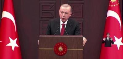  Erdoğan: T&uuml;rkiye, Kandil'deki ter&ouml;r baronlarının k&ouml;r&uuml;klediği kanlı ve kalleş &ouml;l&uuml;m tezgahını darmadağın etmekte kararlıdır, bundan da geri adım atmayacaktır