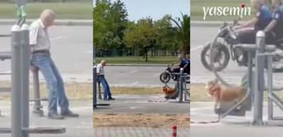 Köpeği ile beraber böyle vakit geçirdi: O huzur dolu anlar görenlerin kalbini yumuşacık yaptı!