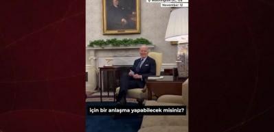 Biden'dan gazetecinin sorusuna alaycı cevap