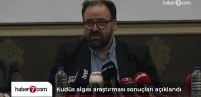 Kud&uuml;s algısı araştırması sonu&ccedil;ları a&ccedil;ıklandı