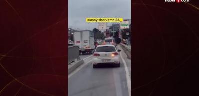 Sabah trafiğinde kural ihlali: Sürücüler çileden çıktı!