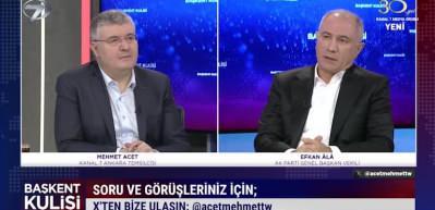 AK Parti Genel Başkan Vekili Efkan Ala Kayyum atanan belediyeler hakkında konuştu!