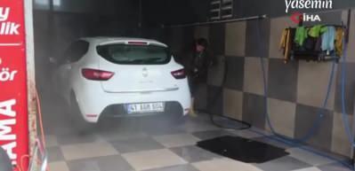 Kadının yapamayacağı iş yok! Konya'nın ilk "oto yıkamacı ablası"