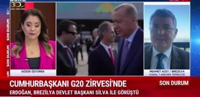 Mehmet Acet, Başkan Erdoğan'ın Rio gündemini değerlendirdi